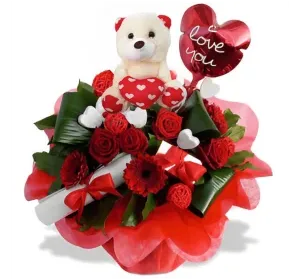 Bouquet de fleurs Petit Cœur